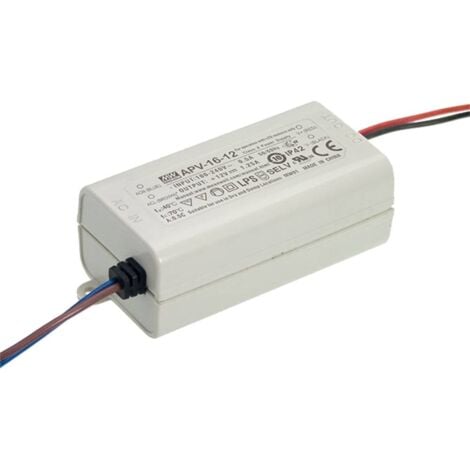 Driver LED Mean Well APV-16-15 15 V DC 1 A