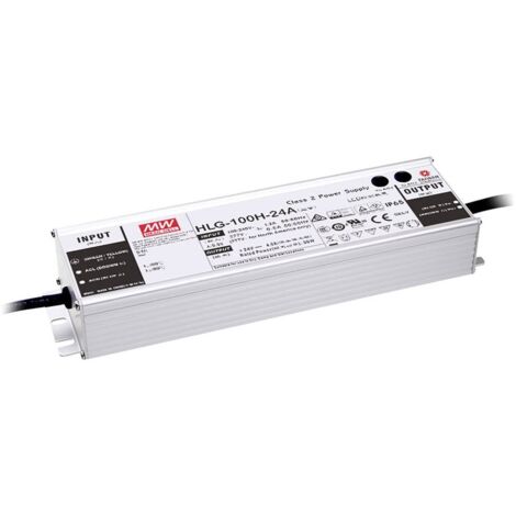 Driver LED Mean Well HLG-100H-24A 24 V DC 4 A A041991