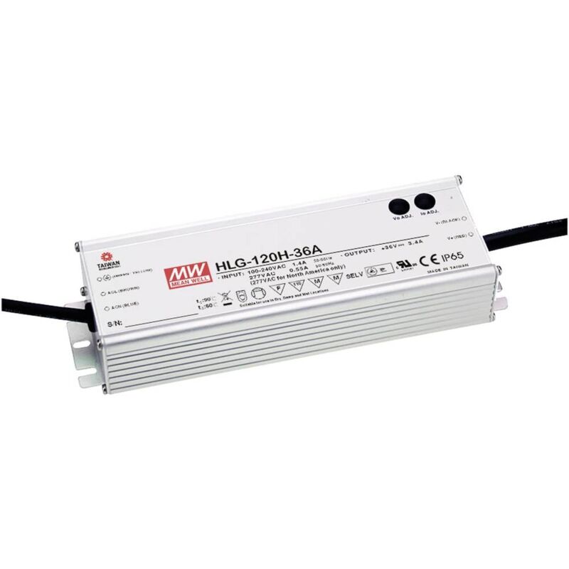 Driver led Mean Well HLG-120H-12A 12 v dc 10 a