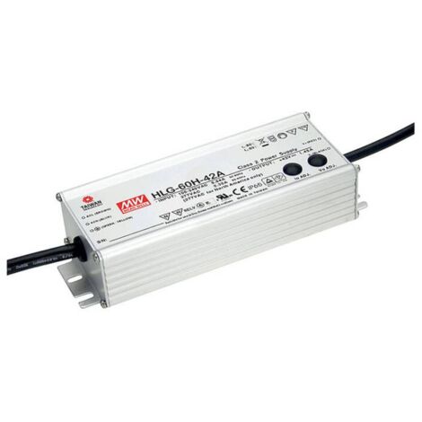 Driver LED Mean Well HLG-60H-24A 24 V DC 2,5 A A041971