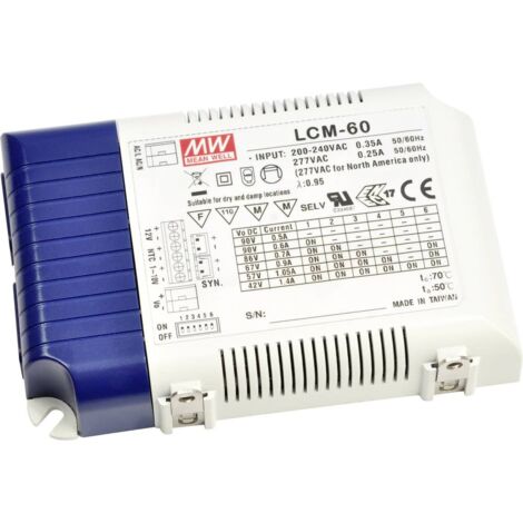 Driver LED Mean Well LCM-60DA A041201