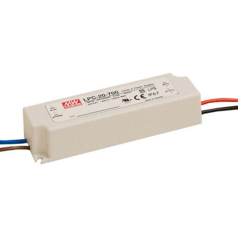 Driver LED Mean Well LPC-20-700 9-30 V/DC 700 mA A042501