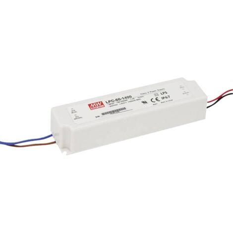 Driver LED Mean Well LPC-60-1400 9-42 V DC 1400 mA