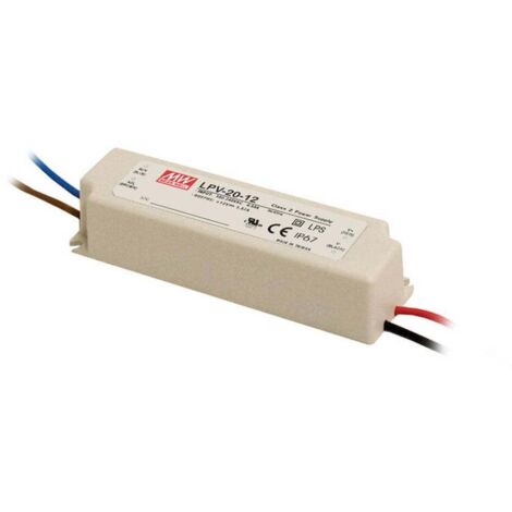 Driver LED Mean Well LPV-20-24 24 V DC 0,84 A A042551