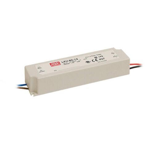 Driver LED Mean Well LPV-60-48 48 V DC 1,25 A A025811