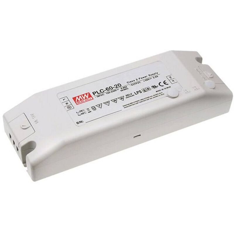 Mean Well - Driver led PLC-60-27 27 v dc 2,3 a