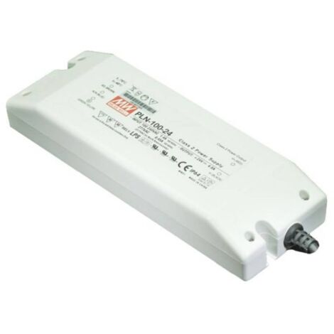 Driver LED Mean Well PLN-100-24 60 W 24 V DC 4 A Tension fixe/courant constant