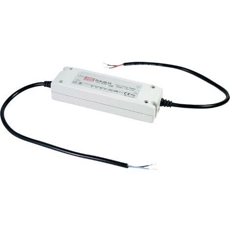 Driver LED Mean Well PLN-30-24 60 W 24 V DC 1,25 A Tension fixe/courant constant A041281
