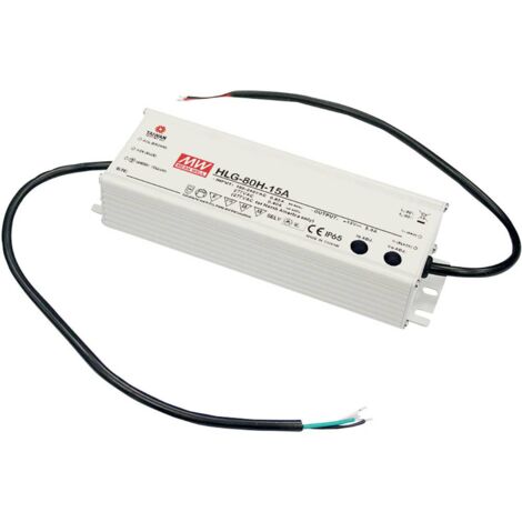 Driver LED MW Mean Well HLG-80H-24B 24 V DC 3,4 A A045201