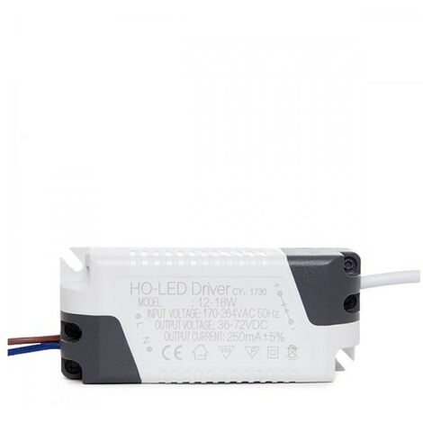 Driver no dimable para downlights de LEDs 12W