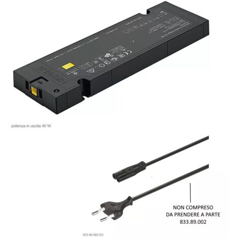 DRIVER PER LED 12Volt 40Watt HAFELE LOOX5 SENZA CAVO E SPINA EU 833.95.002