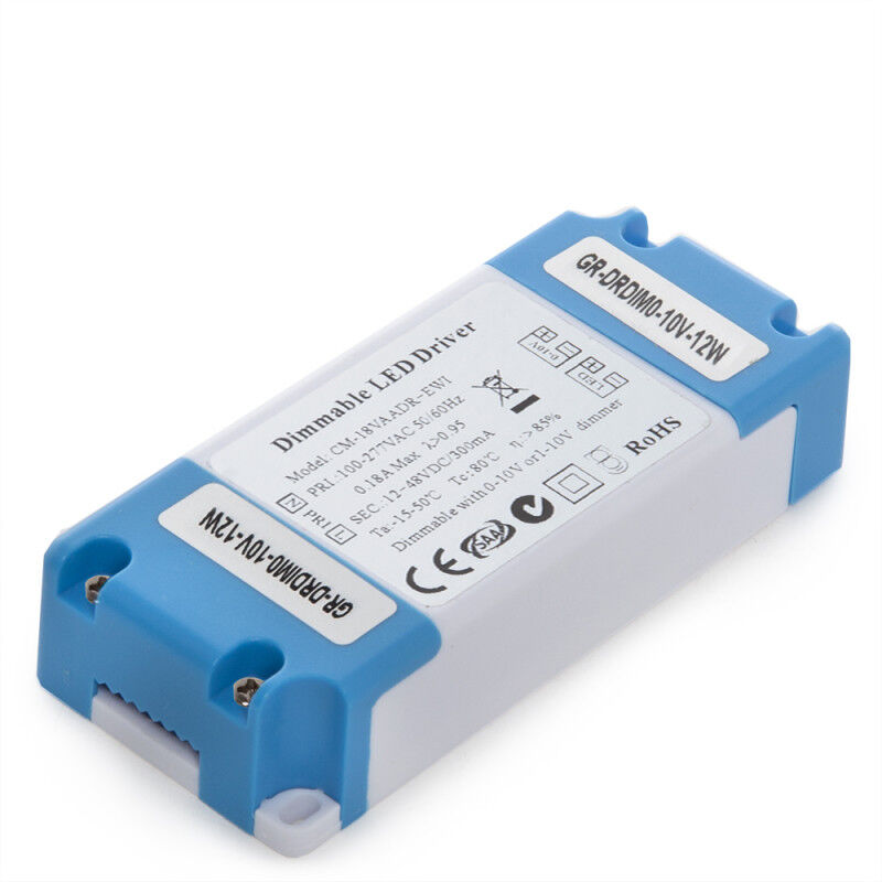 

Driver Regulable 0-10V Plafón / Placa /Downlight LED 12W (GR-DRDIM0-10V-12W)