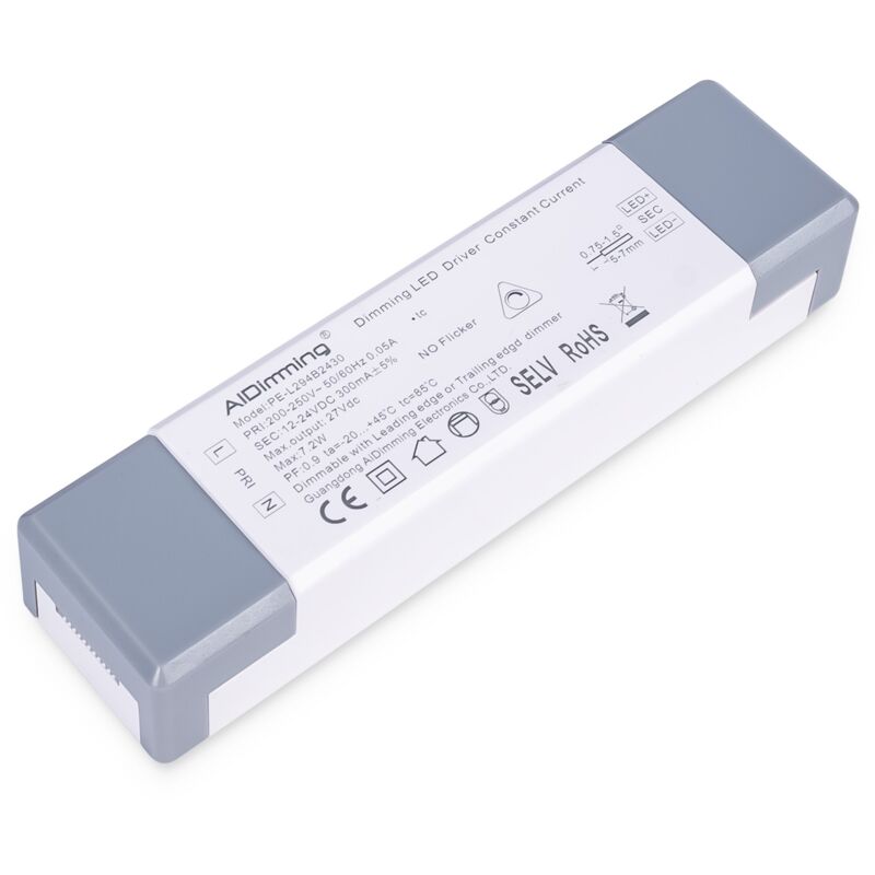 Driver dimmable triac 12-24V dc - 300mA - 6W