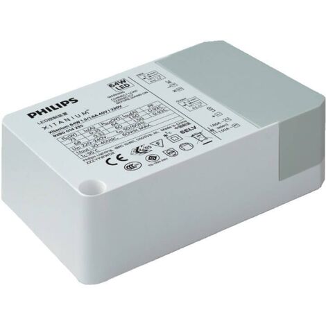 Driver  Xitanium 220-240V No Flicker Salida 30-40V 1600mA 64W 9290 014 235  con Caja de Conexiones Rápidas 64 W