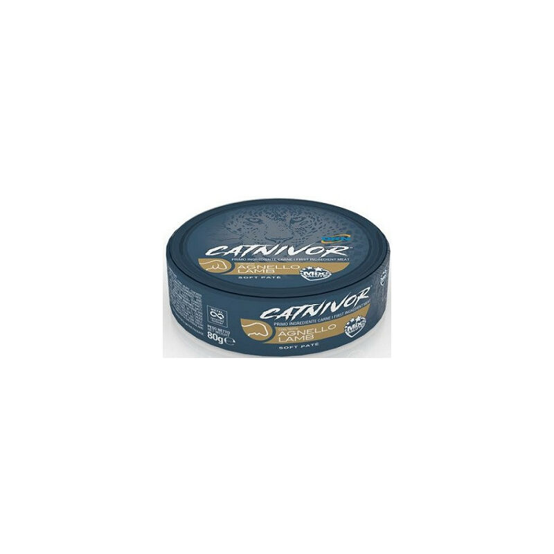 Drn Catnivor Soft Patè per Gatti da 80 gr Agnello