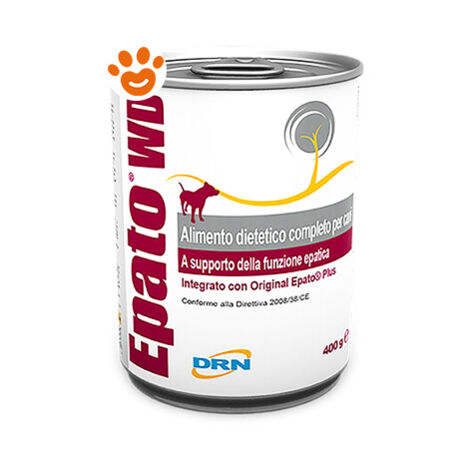 DRN Dog Diet Epato WD  - DRN Dog Diet Epato WD - Lattina Da 400 Gr