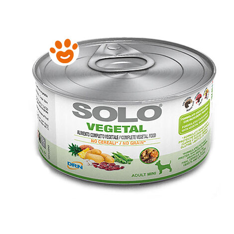 DRN Dog Solo Vegetal Adult Mini - DRN Dog Solo Vegetal Adult Mini - Lattina Da 150 Gr