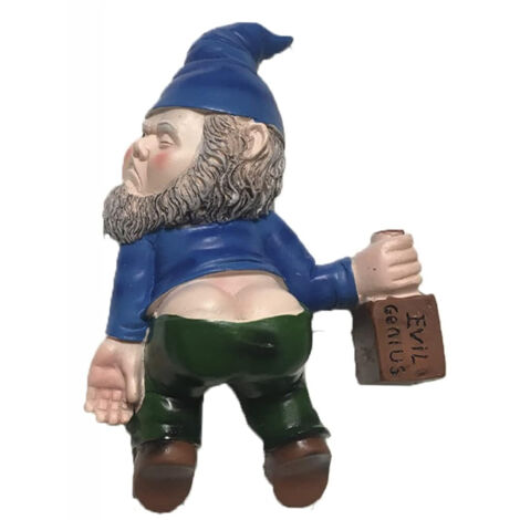 Drôle Ivre Jardin Figurine, De Jardinage Miniature Statue,Résine Bière Elfe Nain Ornements De Pelouse pour Extérieur Patio Yard Décoration-12cm