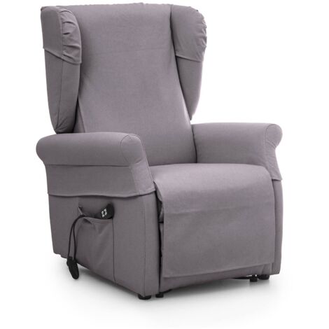 Dromanzin Sessel, Abnehmbarer Bezug, Grau