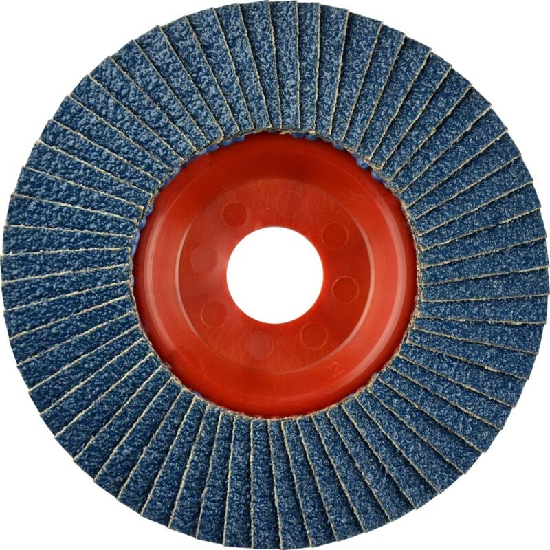 

DRONCO 5131186100 - Disco de láminas abrasivo zirconio ZIRCON TRIM (K-AZA) de 115 mm grano 60 y base plana