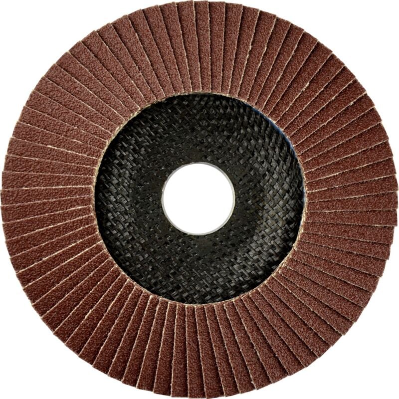 

DRONCO 5231004100 - Disco de láminas abrasivo óxido de aluminio ALOX POWER (G-A) de 115 mm grano 40 y base plana