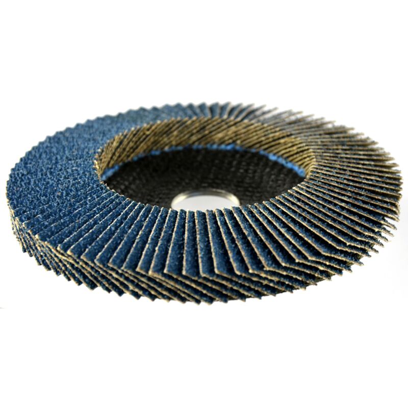 

5231164100 - Disco de láminas abrasivo zirconio ZIRCON JUMBO de 115 mm grano 40 y base plana - Dronco