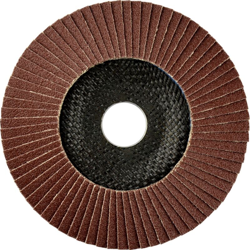 

DRONCO 5232006100 - Disco de láminas abrasivo óxido de aluminio ALOX POWER (G-A) de 125 mm grano 60 y base plana