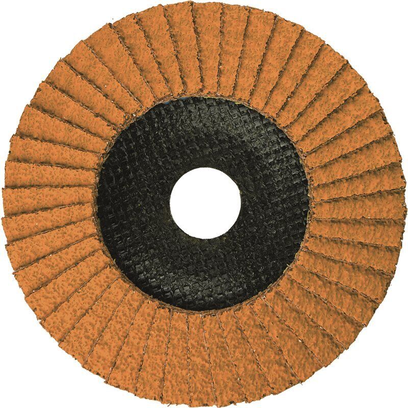 

5252444100 - Disco de láminas abrasivo cerámico CERA MAXX de 125 mm grano 40 y base abombada - Dronco