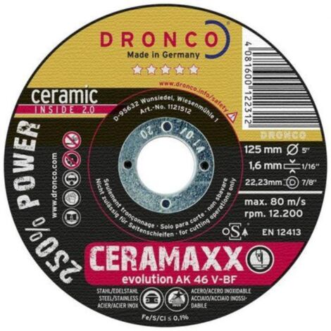 Dronco - Disco de corte AK 46 V Evolution CERAMAXX Diámetro - 115 mm