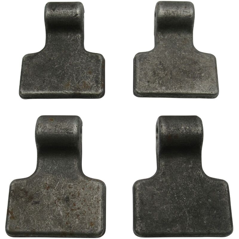 Securefix Direct - Dropside Pickup Trailer Tailgate Hinge X4 &x28Weld On Spade Paddle Gudgeon Pin Heavy Duty&x29