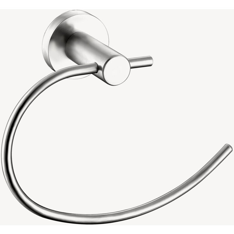 Kroos ® - Anneau porte serviette Chromé - Tokio