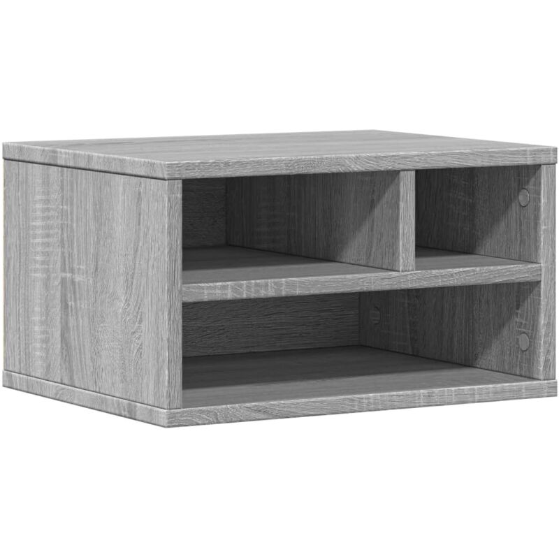 Druckerständer Grau Sonoma 40x32x22, 5 Cm Holzwerkstoff Vidaxl