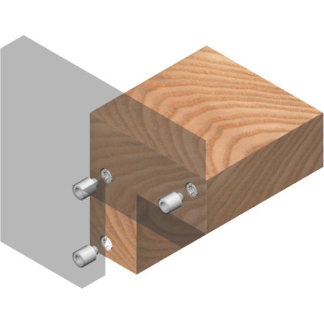 KU-FA Druckknopfverbinder Upat, für unsichtbare Verbindung von Holz-/Plattenteilen