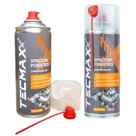 DRUCKLUFT 400ML + STROHHALM TECMAXX - BIS 14-018