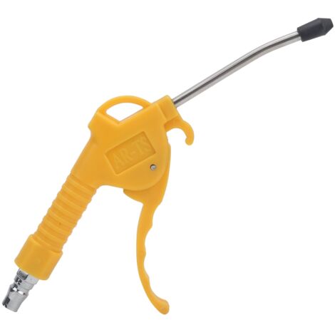 Druckluft-Ausblaspistole mit kurzer Düse, Hochdruck-Industriewerkzeug, Orange