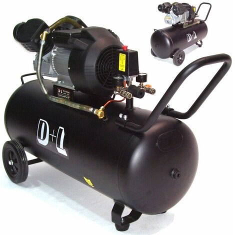 Druckluft Kompressor Direktantrieb 10bar 100L Kolbenkompressor 230 V, 3PS, 44314