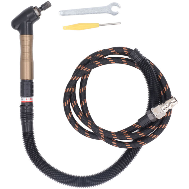 Image of Druckluftfrässet mit Schalter und Winkelstück zum Polieren und Entgraten