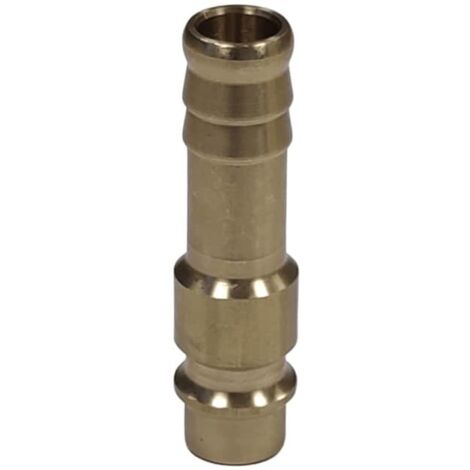 Druckluftkupplung, 9mm Schlauchtülle, Messing, Schnellkupplung