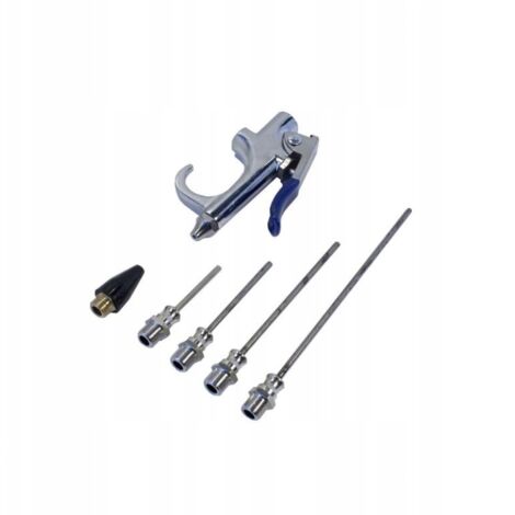 Druckluftpistole + 4 Düsen