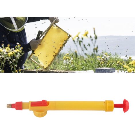 Druckluftsprühgerät für Flaschen, manuelles Sprühgerät mit Düse, Imkerei- und Bergungsausrüstung, Kunststoffpumpe 28,8 cm/72 g
