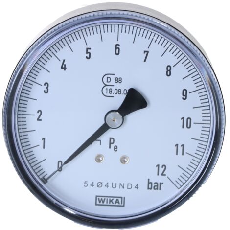 Druckmanometer 0-12 bar 'eichfähig'
