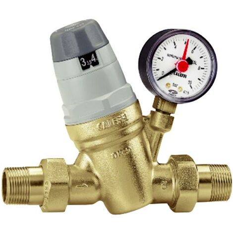Druckminderer 1/2 mit Manometer, DVGW geprüft
