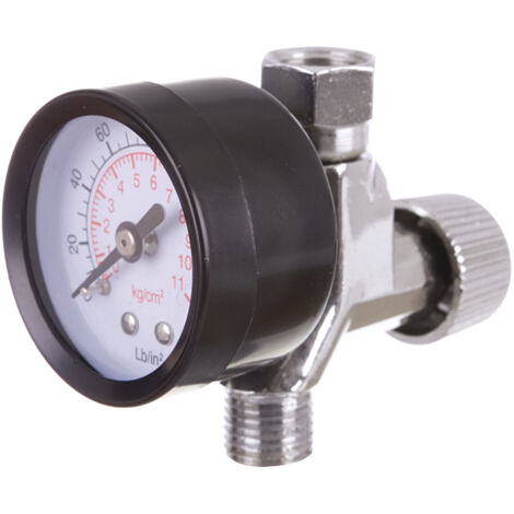 DRUCKMINDERER PRÄZISIONSMANOMETER FÜR SPRITZPISTOLE