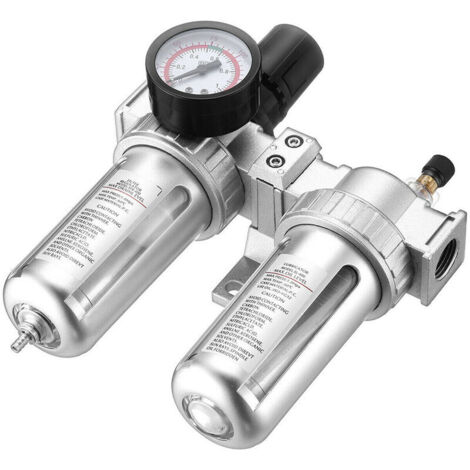 Druckregler, Luftdruckregler SFR SFC2000 3000 4000, zweiteiliger Öl-Wasser-Filter (SFC400 zweiteilig)