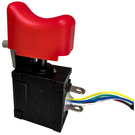 Drucktastenschalter 6301 36V 30A Trigger Schalter mit LED und Anschlusskabel für Akku Schlagbohrer uvm.