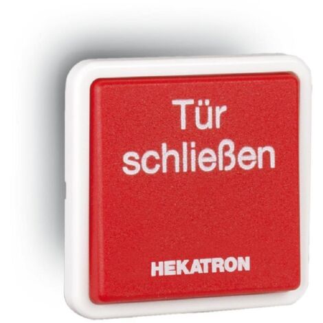 Drucktaster HAT 02, Auf-oder Unterputzmontage, Kunststoff weiß
