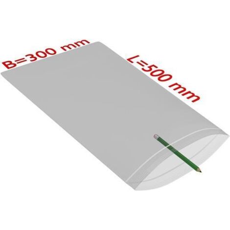 Druckverschlussbeutel Maße 300x500mm Stärke 50µ PE transparent TRANSPAK