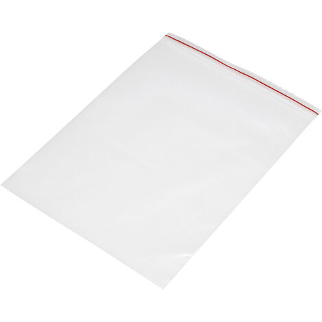 Druckverschlussbeutel ohne Beschriftungsstreifen (B x H) 180 mm x 250 mm Transparent Polyethylen  1