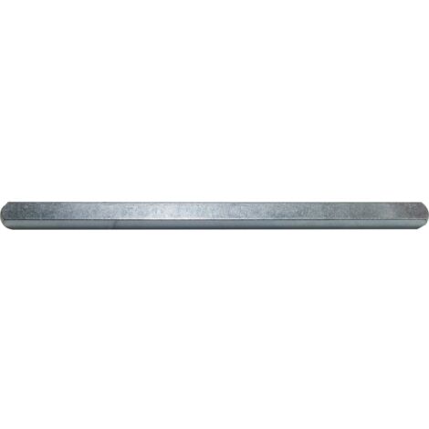 Drückerstift 8x130mm - Vierkantstift mit Ausgleichshülse auf 8,5mm, Stahl verzinkt