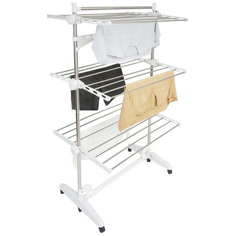 Drying Rack White 3 Tier Laundry Dryer